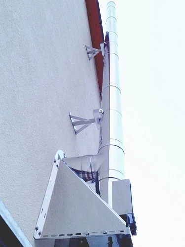 Edelstahlschornstein Doppelwandig - 6,5m Höhe / Länge - 150 Mm Durchmesser - Reuter DW-GREEN 3 Edelstahlschornstein Doppelwandig - 6,5m Höhe / Länge - 150 Mm Durchmesser - Reuter DW-GREEN – Bild 3