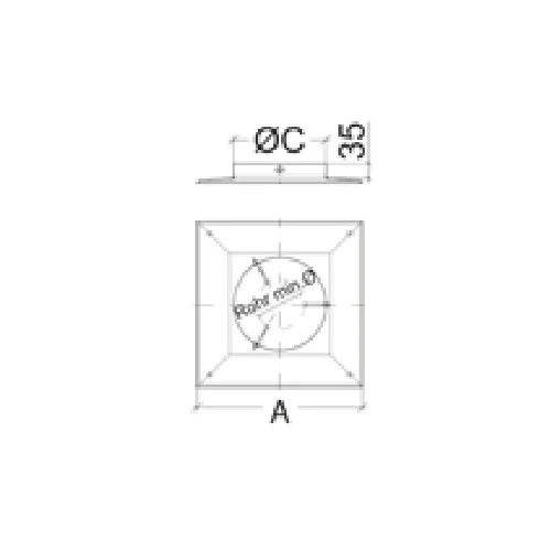 Schachtabdeckung - Einwandig - Schiedel PRIMA PLUS 2 Schachtabdeckung - Einwandig - Schiedel PRIMA PLUS – Bild 2