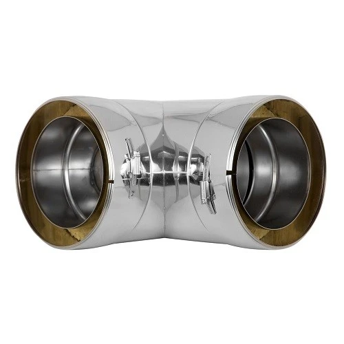 T-Anschluss 90° Mit Reinigung Gegenüberliegend - Doppelwandig - Jeremias DW-ECO 4 T-Anschluss 90° Mit Reinigung Gegenüberliegend - Doppelwandig - Jeremias DW-ECO – Bild 4