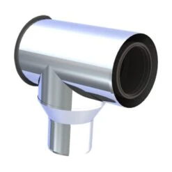 T-Stück 87° Mit Revision Und Reduziertem Kesselanschlussstutzen - Konzentrisch - Jeremias TWIN-P