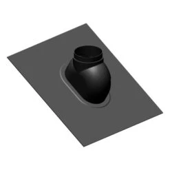 Dachdurchführung 0°-48° Schwarz Wakaflex, Unabhängig Von Der Dacheindeckung - Jeremias TWIN-PL