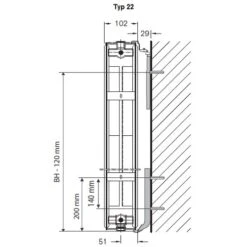 Heizkörper Komplett Set Buderus Logatrend CV-Profil Typ 22 - Flachheizkörper -Schornstein Fachhandel Verkäufe Typ 22rwjHpVfhMdvc1 1600x1600