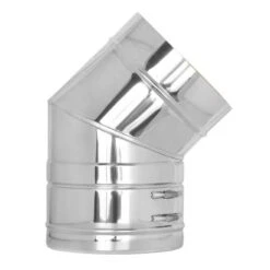 Winkel 45° - Doppelwandig - Reuter DW-BLUE