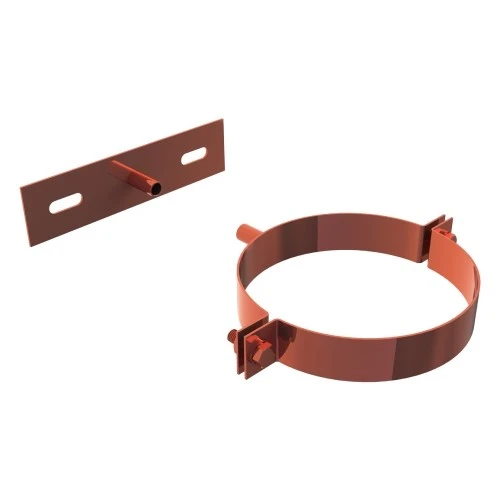 Befestigungsschelle 2-teilig, Altkupfer Lackiert Für Jeremias DW-FU 1 Befestigungsschelle 2-teilig, Altkupfer Lackiert Für Jeremias DW-FU