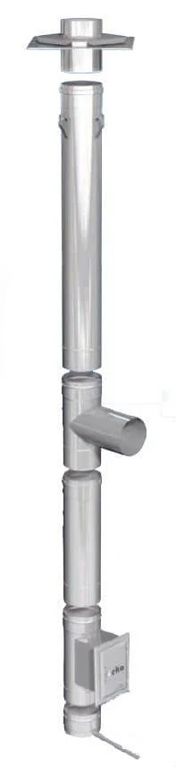 Schornsteinsanierung Einwandig Ø 180 Mm - Eka Edelstahlkamine Complex E