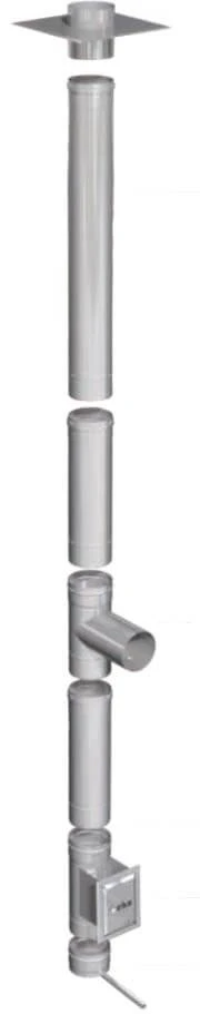 Schornsteinsanierung Einwandig Ø 130 Mm - Eka Edelstahlkamine Complex E 3 Schornsteinsanierung Einwandig Ø 130 Mm - Eka Edelstahlkamine Complex E – Bild 3