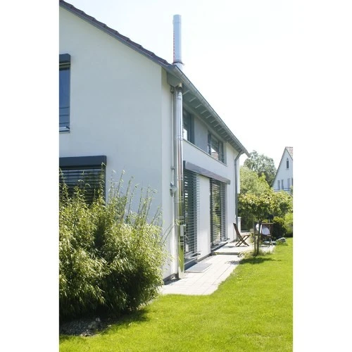 Edelstahlschornstein Doppelwandig Ø 100 Mm Bausatz - Jeremias DW-FU 3 Edelstahlschornstein Doppelwandig Ø 100 Mm Bausatz - Jeremias DW-FU – Bild 3