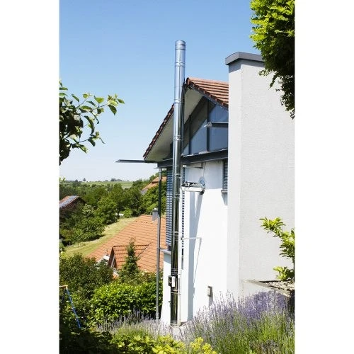 Edelstahlschornstein Doppelwandig Ø 100 Mm Bausatz - Jeremias DW-FU 2 Edelstahlschornstein Doppelwandig Ø 100 Mm Bausatz - Jeremias DW-FU – Bild 2