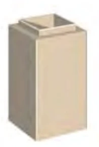 Leichtbauschornstein - Schachtelement 500 Mm - Schiedel LB90